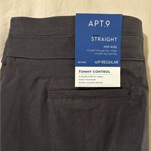 NWT Women’s Dress Pants | 10p Regular | Dark Grey | Pull-on, stretchy